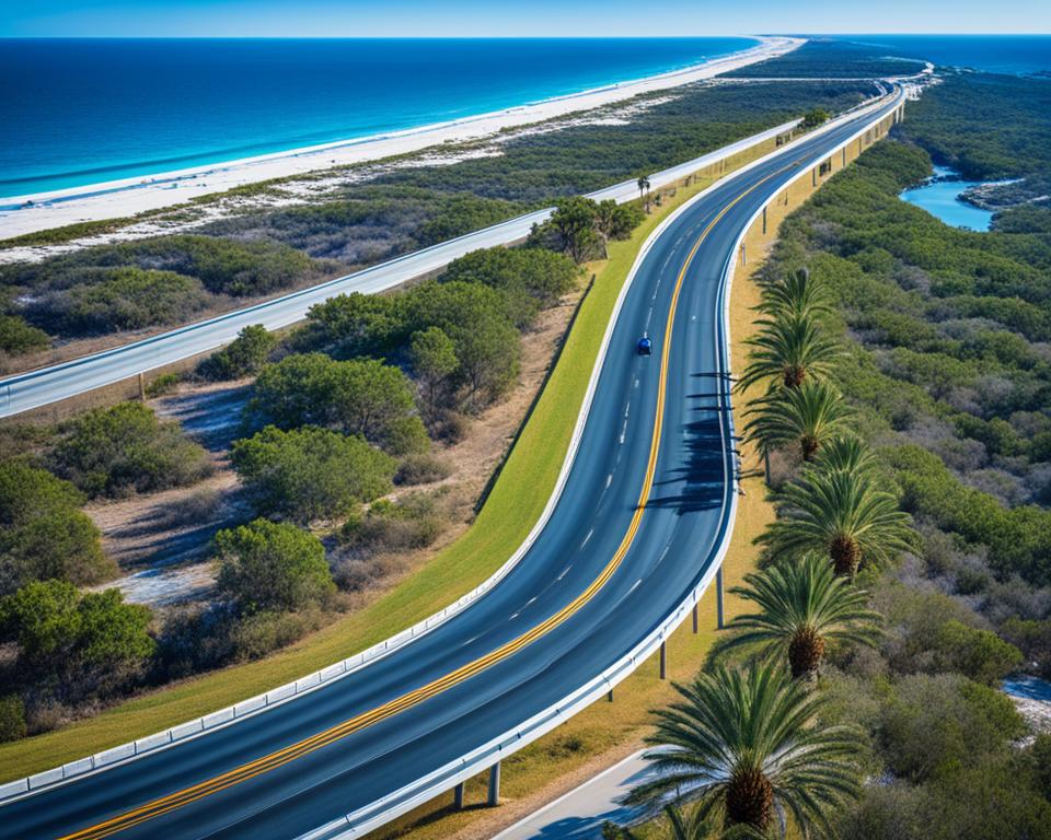 Houston to Destin travel duration
